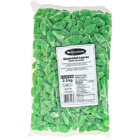 McCormicks Spearmint Leaves Candy 2.5 kg - 1 Bag