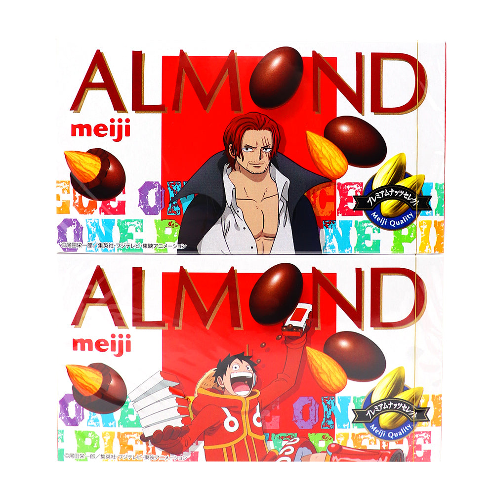 Meiji One Piece Almond Chocolate (Japan) 79g - 10 Pack