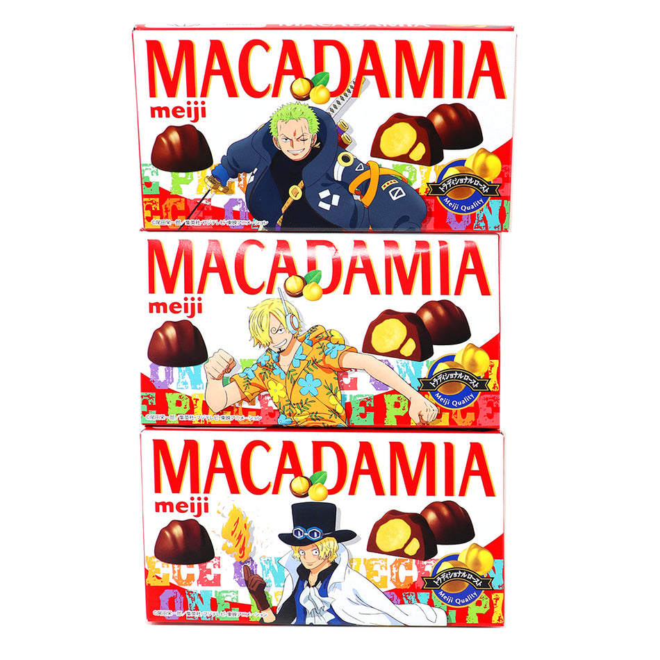 Meiji One Piece Macadamia Chocolate (Japan) 64g - 10 Pack