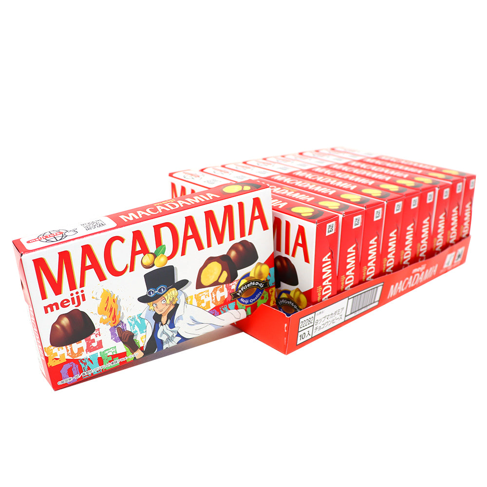 Meiji One Piece Macadamia Chocolate (Japan) 64g - 10 Pack