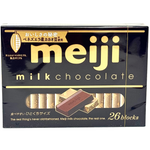 Meiji Milk Chocolate 26 Blocks (Japan) 120g - 6 Pack
