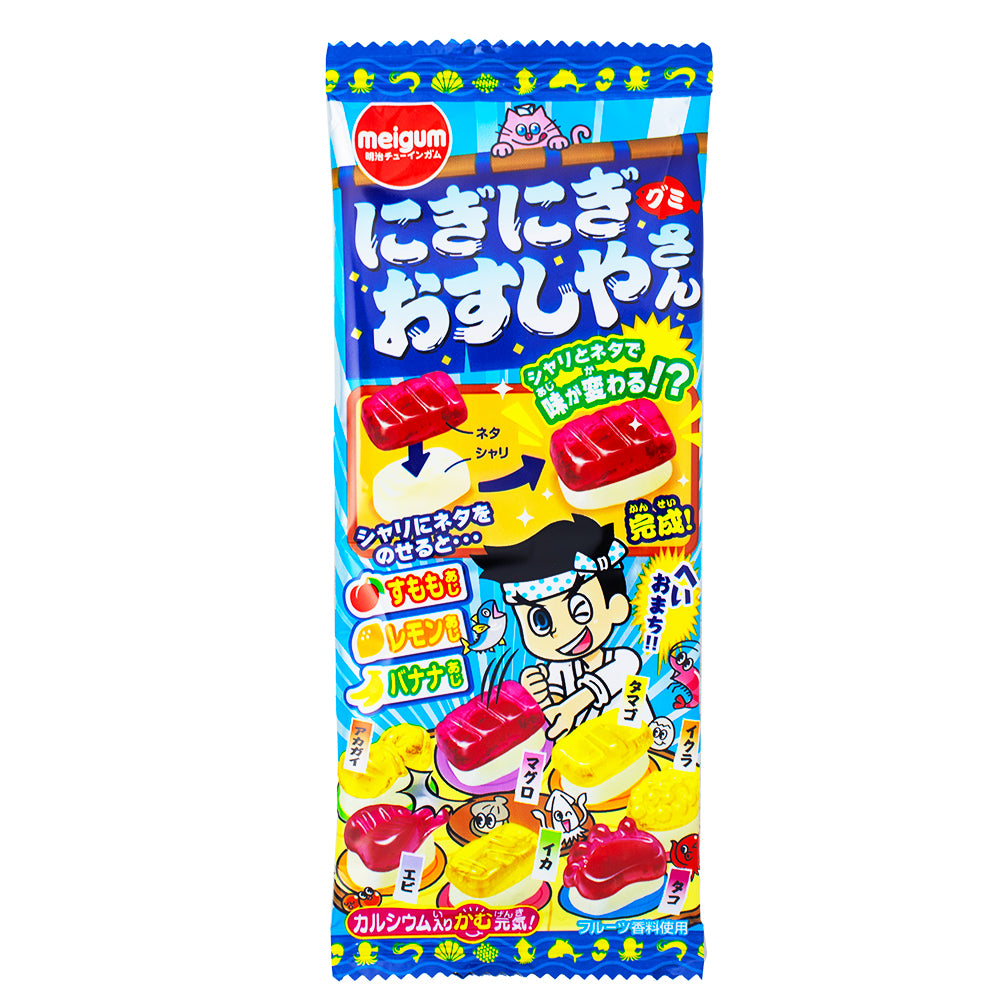 Meiji Niginigi Sushi Gummy (Japan) 21g -12 Pack