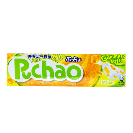 Puchao Melon Gummy n' Soft Candy 50 g - 10 Pack