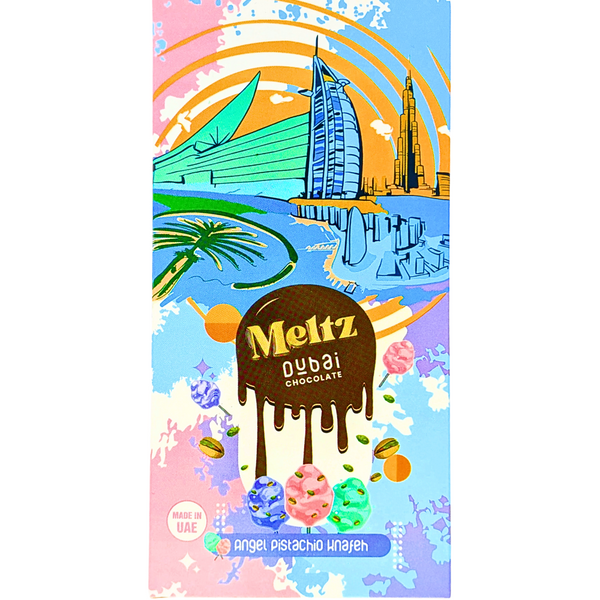 Meltz Dubai Chocolate Angel Pistachio Knafeh 192g - 12 Bar