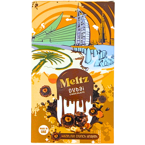 Meltz Dubai Chocolate Hazelnut Crunch Knafeh 75g - 12 Bar