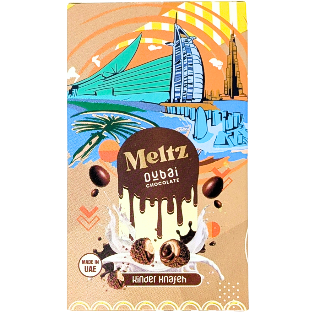 Meltz Dubai Chocolate Kinder Knafeh 75g - 12 Bar