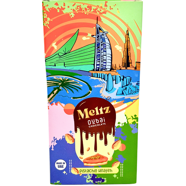 Meltz Dubai Chocolate Pistachio Knafeh 192g - 12 Bar