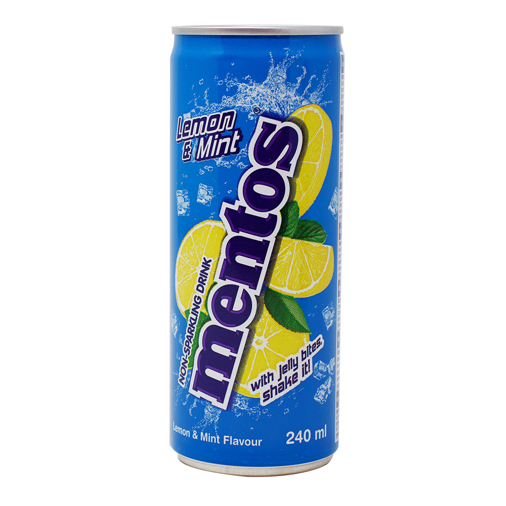 Mentos Lemon & Mint Drink - 250mL - 24 Pack | iWholesaleCandy.ca