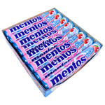 Mentos Yogurt Morango Roll 37g - 16 Rolls