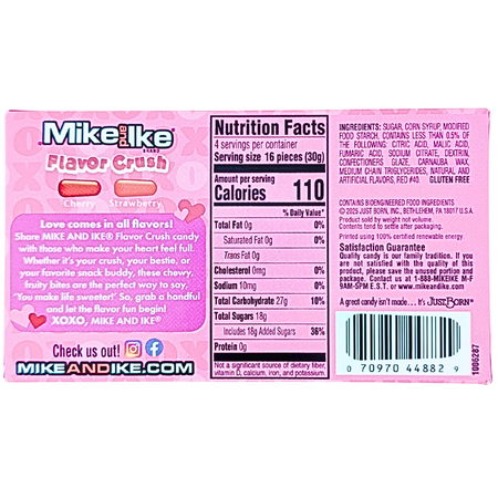 Mike and Ike Flavor Crush 4.25oz - 12 Pack