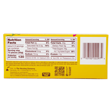 Milk Duds Christmas Lights - 5oz - 12 Pack Nutrition Facts Ingredients