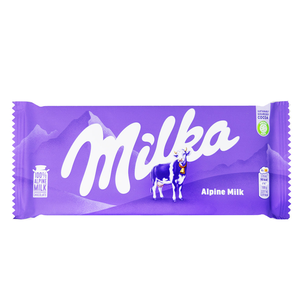 Milka Alpine Milk Chocolate Bar - 24 Pack