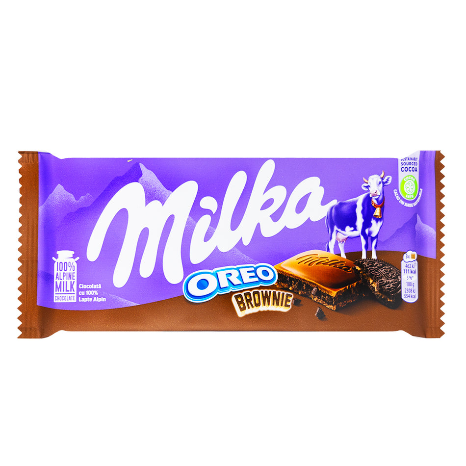 Milka Oreo Brownie Choco Chocolate 100g - 22 Pack