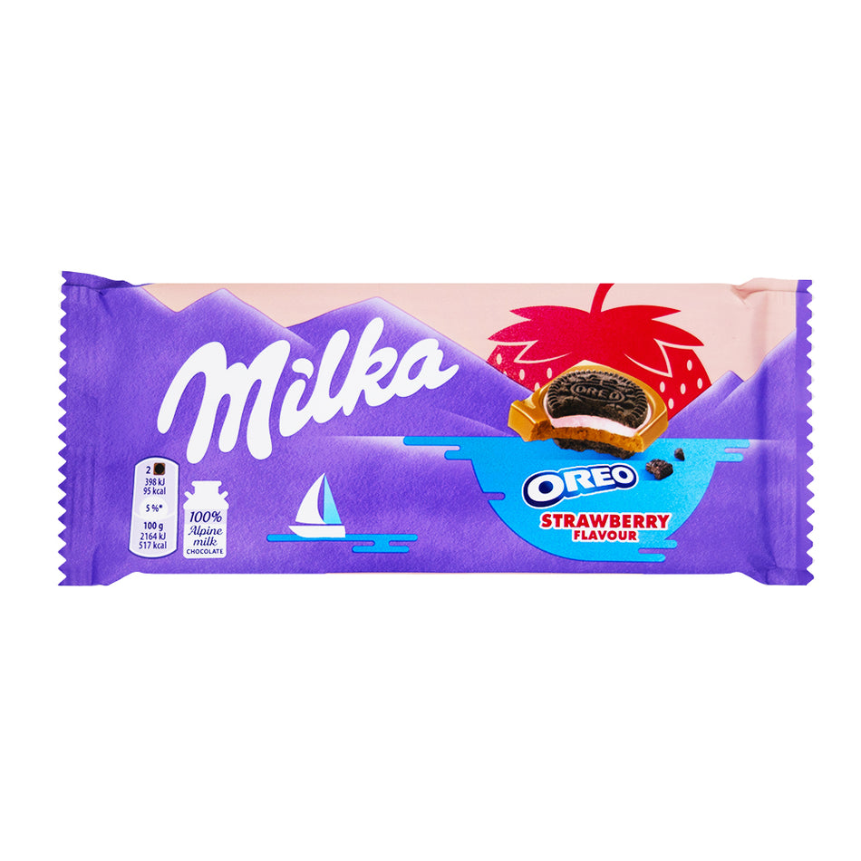 Milka Oreo Strawberry Sandwich 92g - 16 Pack