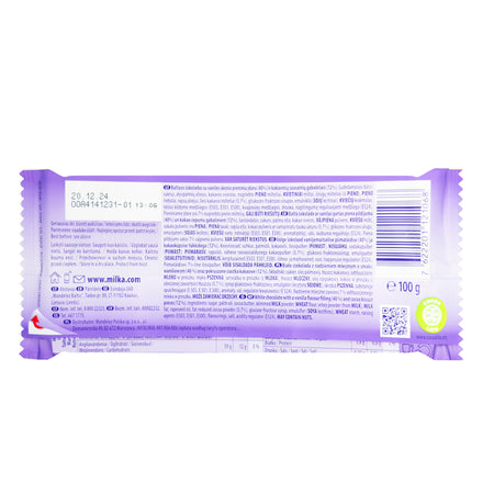 Milka Oreo White Chocolate 100g - 22 Pack  Nutrition Facts Ingredients
