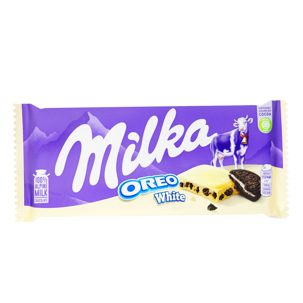 Milka Oreo White Chocolate 100g - 22 Pack