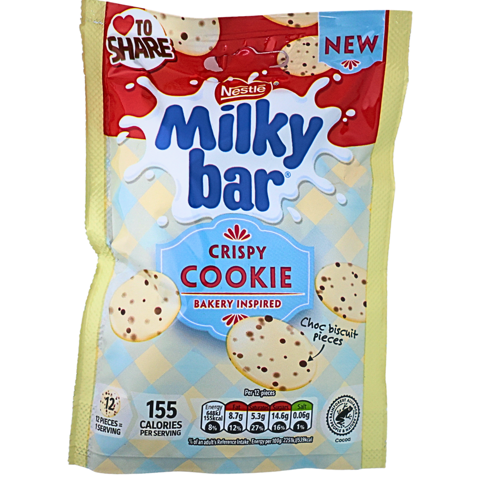 Milky Bar Crispy Cookie 86g (UK) - 11 Pack