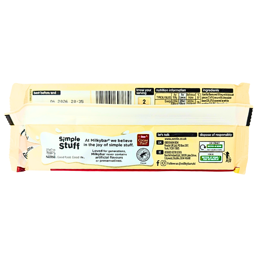 Milkybar Chocolate Crumble 84g (UK) - 25 Pack