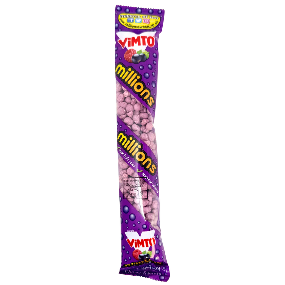 Millions Vimto Tubes 55g (UK) - 12 Pack