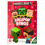 Minecraft Lollipop Rings 60g - 12 Pack