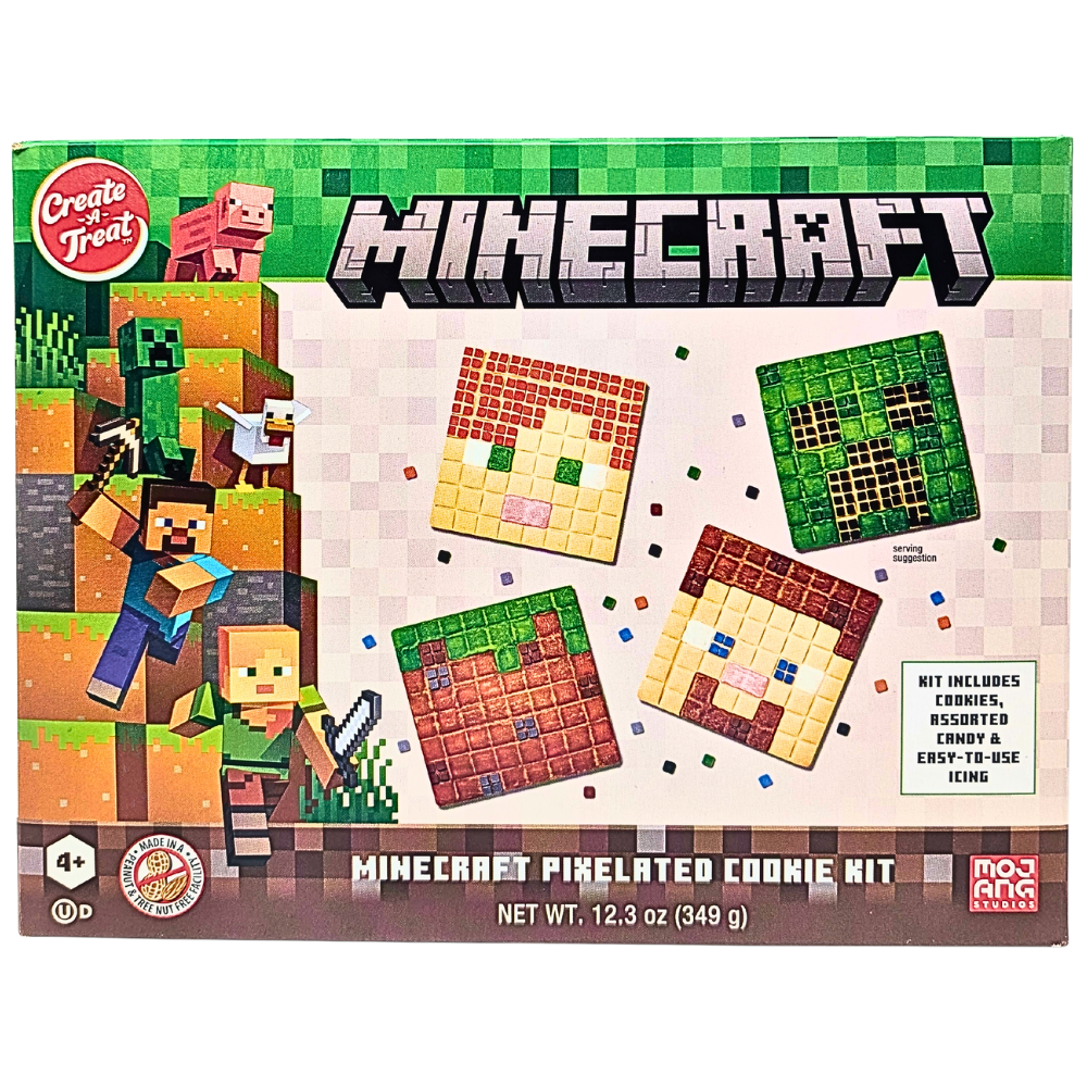 Minecraft Pixilated Cookie Kit 12.3oz - 1 Pack