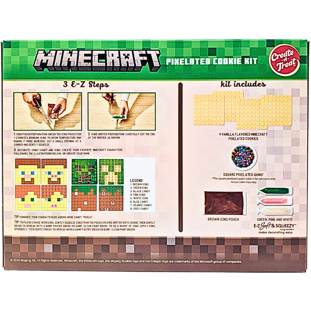 Minecraft Pixilated Cookie Kit 12.3oz - 1 Pack