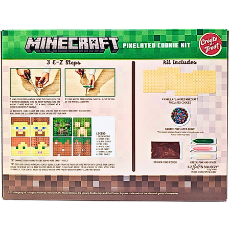 Minecraft Pixilated Cookie Kit 12.3oz - 1 Pack