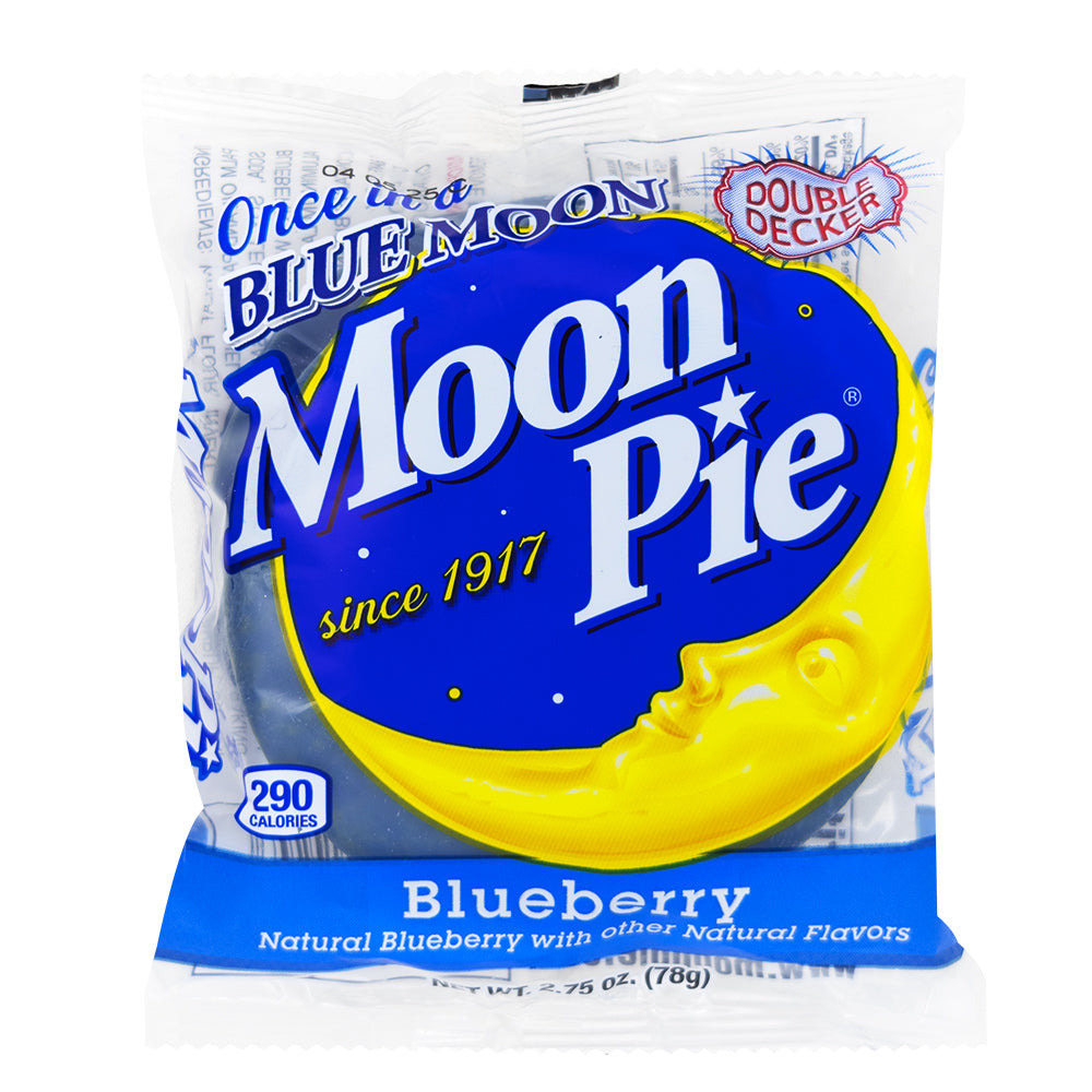 Moon Pie Blueberry Double Decker 2.75oz - 12 Pack