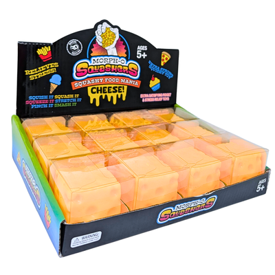Morph-O Squashers Cheese Squish - 12 Piece