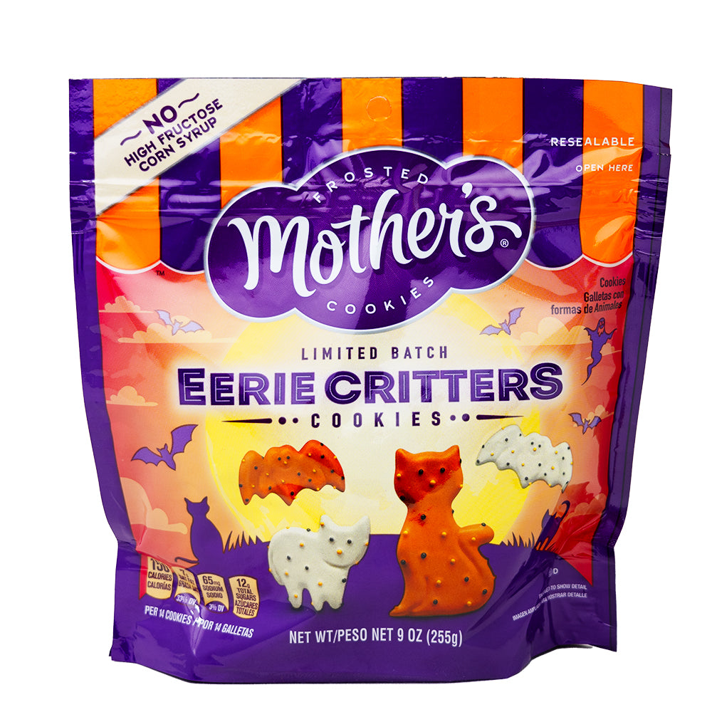 Mother's Eerie Critters Cookies Halloween Edition 9oz - 12 Pack