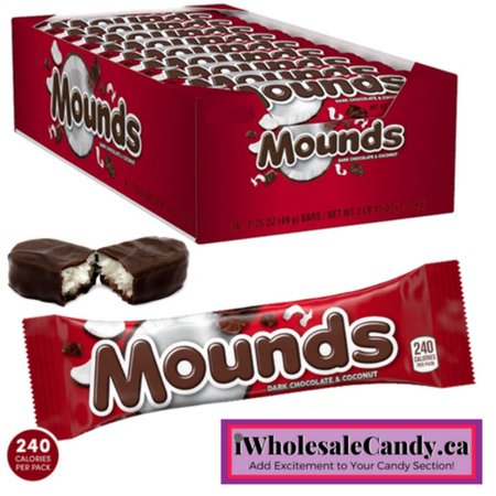 Mounds Candy Bars - 24 Pack