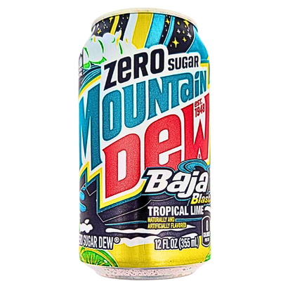 Mountain Dew Baja Blast Zero Sugar 355mL - 12 Pack