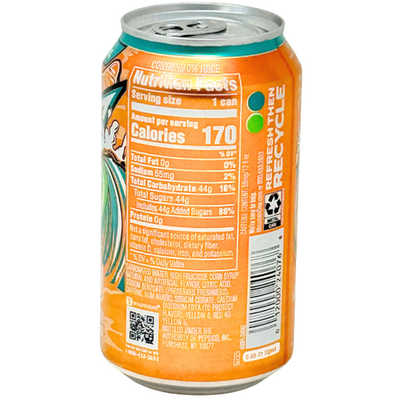 Mountain Dew Baja Cabo Citrus 355mL - 12 Can