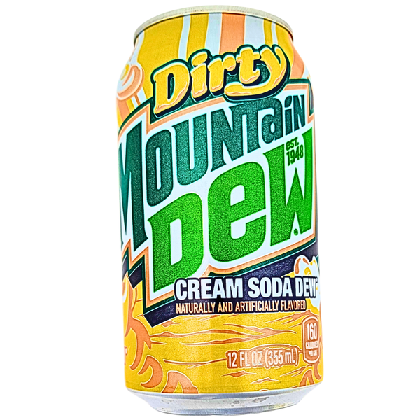 Mountain Dew Dirty Cream Soda Dew 355mL - 12 Pack