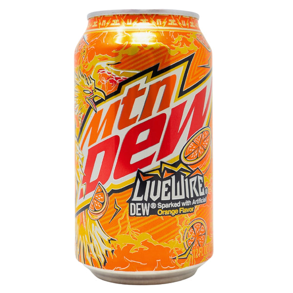 Mountain Dew Livewire Orange 355mL  12 Pack