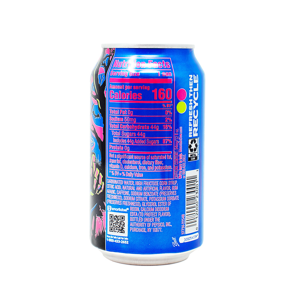 Mountain Dew Mystery VOO DEW Flavour 355mL - 12 Pack Nutrition Facts Ingredients - Mountain Dew - Mountain Dew Mystery Flavour - Mountain Dew Mystery Voo Dew
