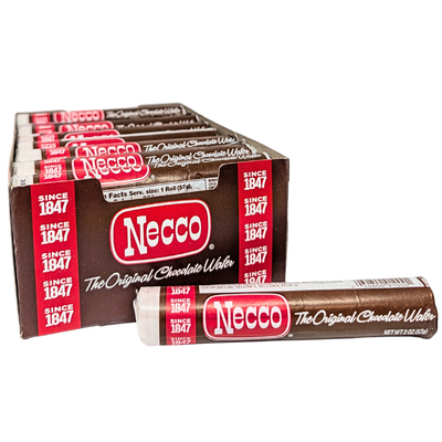 NECCO Chocolate Wafers - 24 Pack