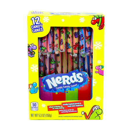 Nerds Candy Canes 12 Pieces - 12 Pack