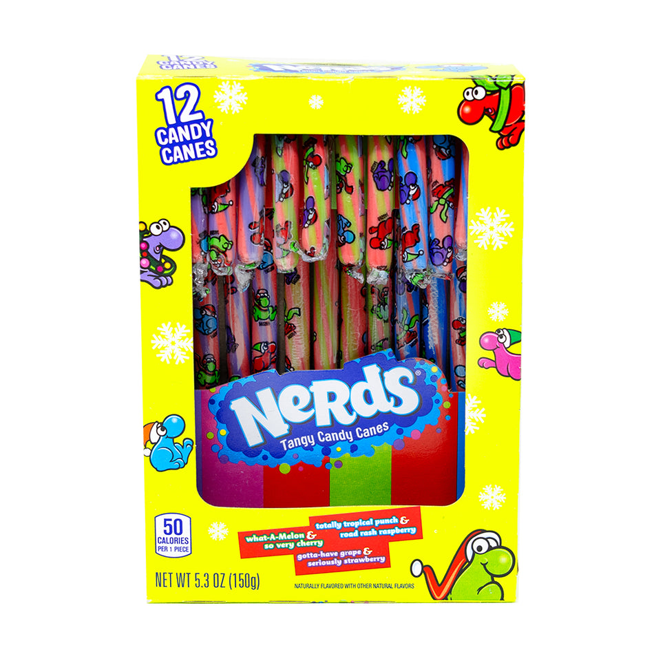 Nerds Candy Canes 12 Pieces - 12 Pack