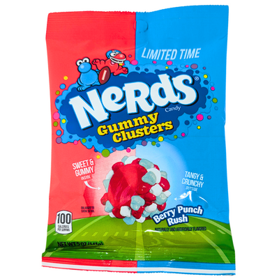 Nerds Gummy Clusters Berry Punch Rush 5oz - 12 Pack