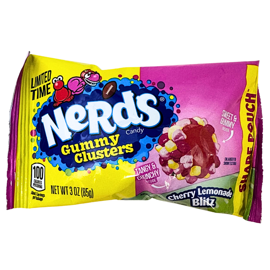 Nerds Gummy Clusters Cherry Lemonade Blitz 3oz - 12 Pack
