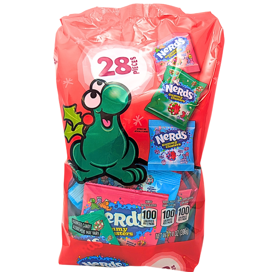 Nerds Holiday Assorted Clusters 14oz - 1 Bag