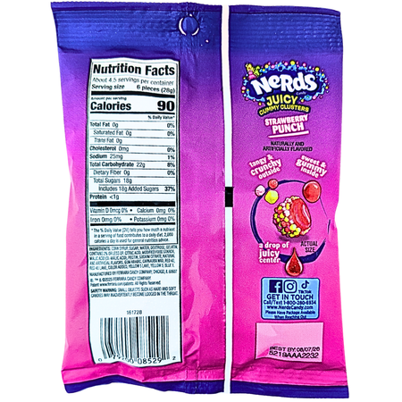 Nerds Juicy Gummy Clusters 4.5oz - 12 Pack