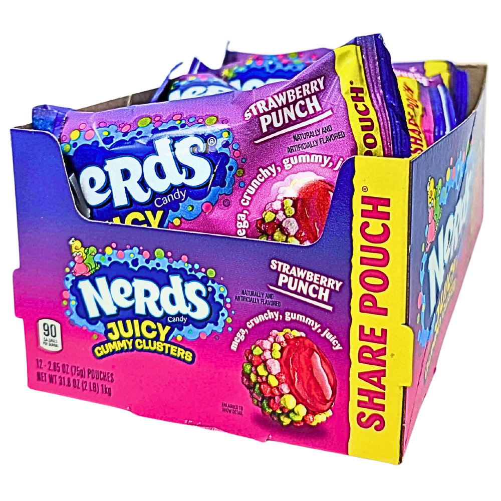 Nerds Juicy Gummy Clusters 2.5oz - 12 Pack