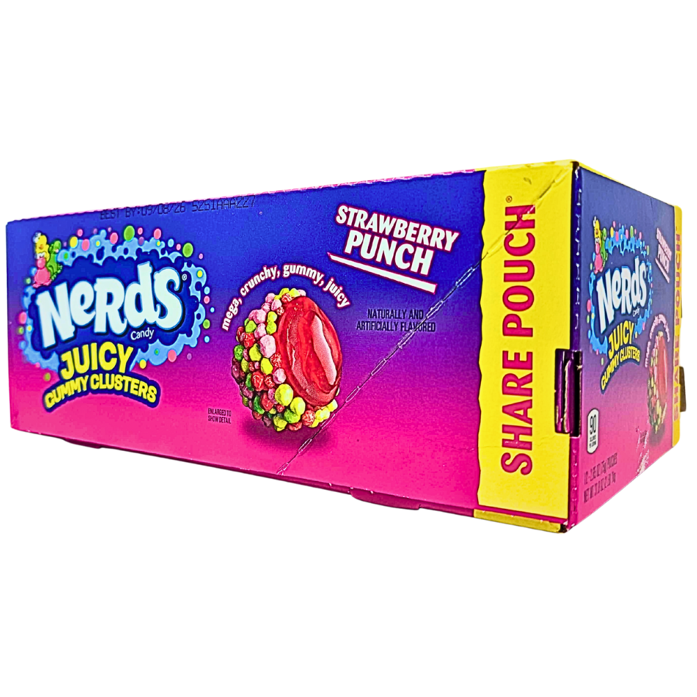 Nerds Juicy Gummy Clusters 2.5oz - 12 Pack