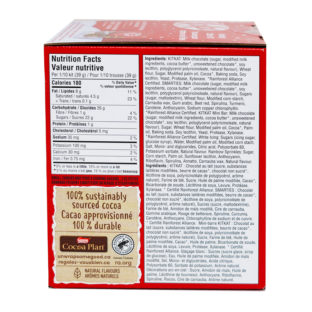 Kitkat Chocolate Cabin Kit - 389g  Nutrition Facts Ingredients
