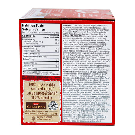 Kitkat Chocolate Cabin Kit - 389g  Nutrition Facts Ingredients
