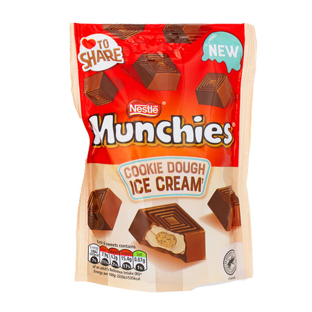 Nestle Munchies Cookie Dough Ice Cream (UK) 97g - 8 Pack