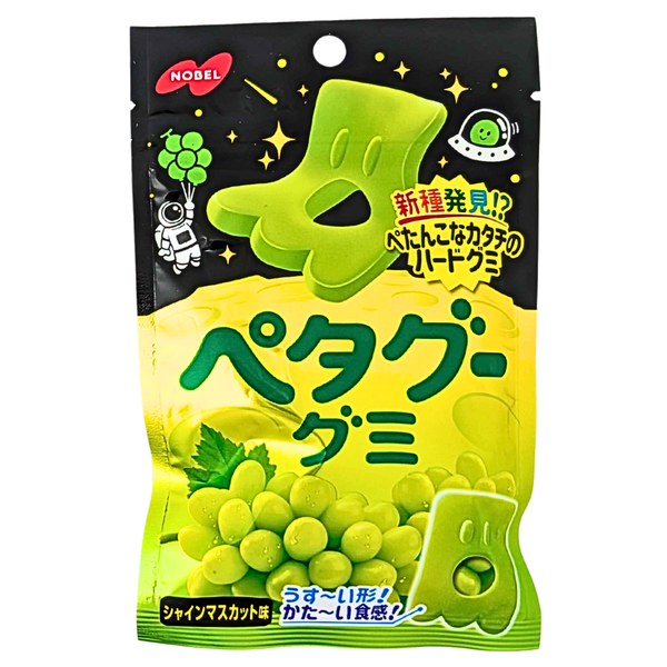 Nobel Petagu Shine Muscat Gummies 50g (Japan) - 12 Pack