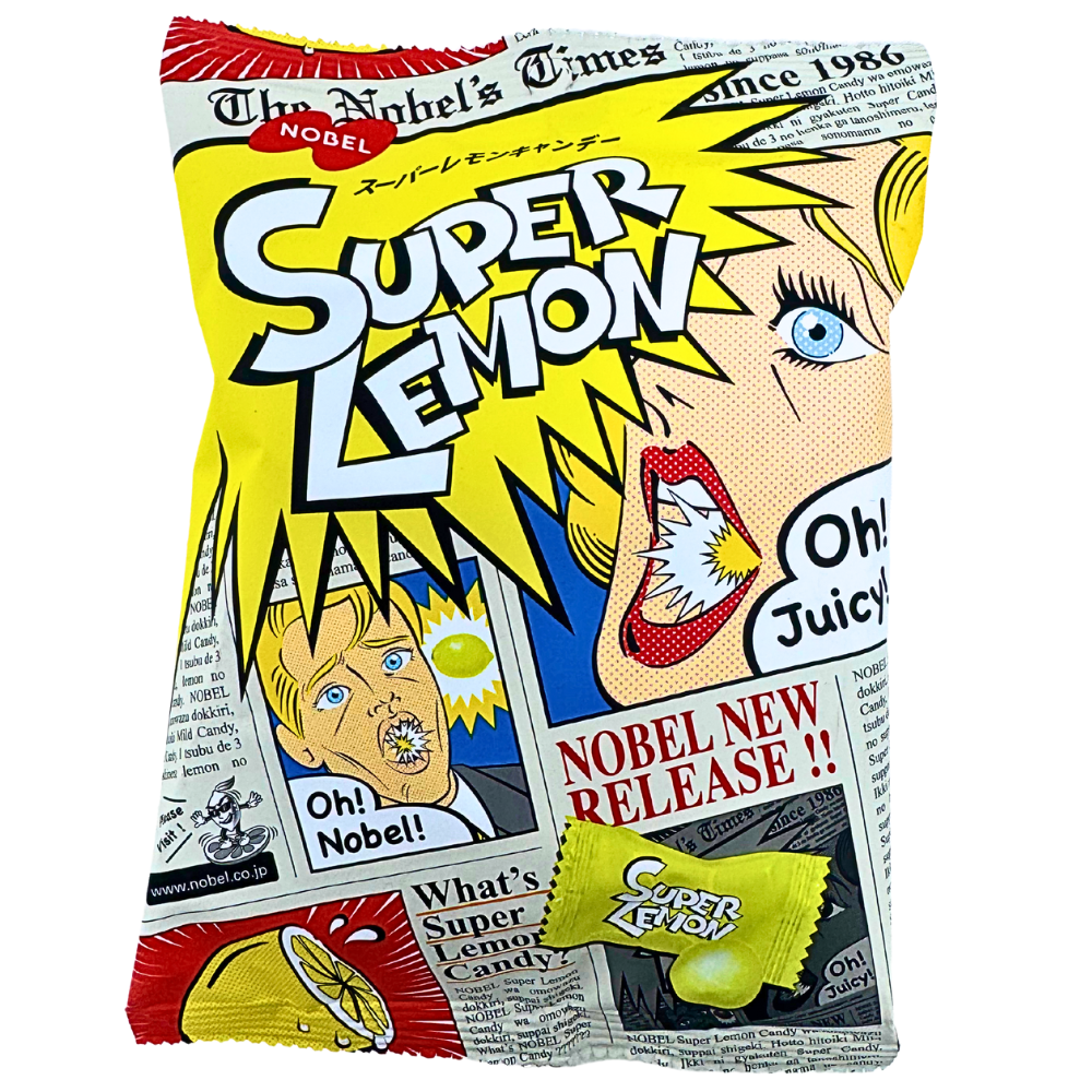Nobel Super Lemon Candy 88g (Japan) - 6 Pack